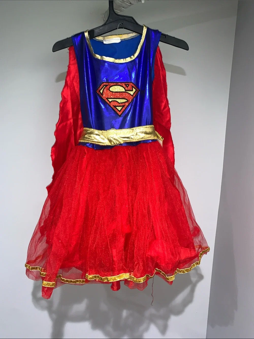 Girls superwoman Costume size small